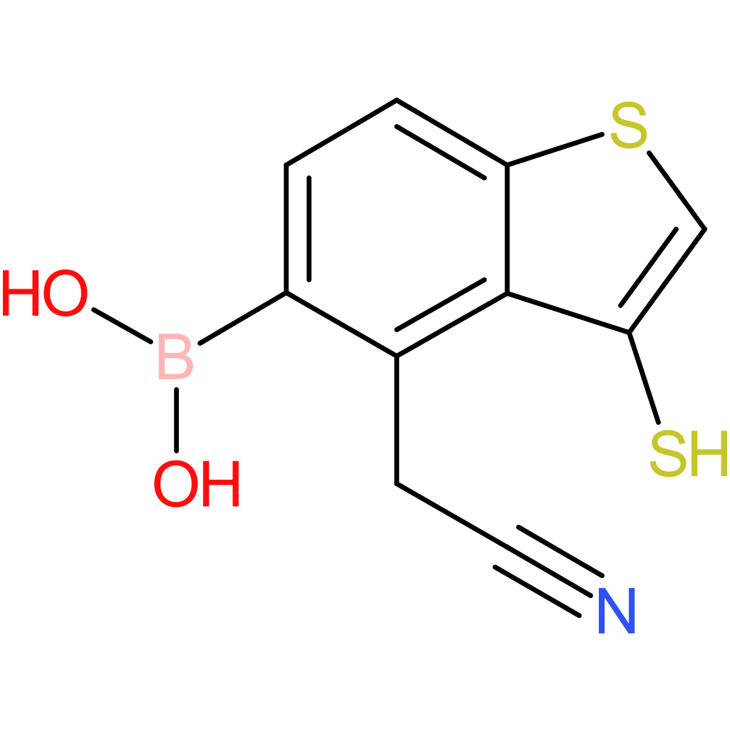 5-borono-3-mercaptobenzothiophene-4-acetonitrile
