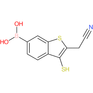 6-borono-3-mercaptobenzothiophene-2-acetonitrile