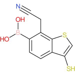 6-borono-3-mercaptobenzothiophene-7-acetonitrile