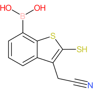 7-borono-2-mercaptobenzothiophene-3-acetonitrile