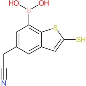 7-borono-2-mercaptobenzothiophene-5-acetonitrile