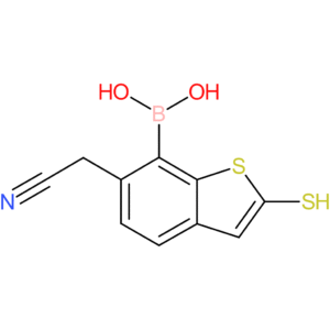 7-borono-2-mercaptobenzothiophene-6-acetonitrile