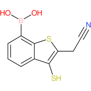 7-borono-3-mercaptobenzothiophene-2-acetonitrile
