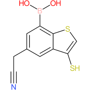 7-borono-3-mercaptobenzothiophene-5-acetonitrile