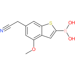 2-borono-4-methoxybenzothiophene-6-acetonitrile
