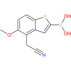 2-borono-5-methoxybenzothiophene-4-acetonitrile