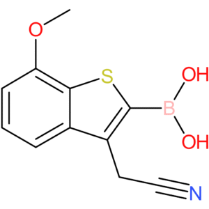2-borono-7-methoxybenzothiophene-3-acetonitrile