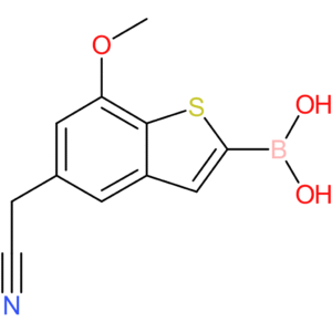2-borono-7-methoxybenzothiophene-5-acetonitrile