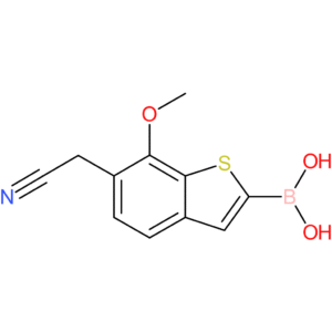 2-borono-7-methoxybenzothiophene-6-acetonitrile