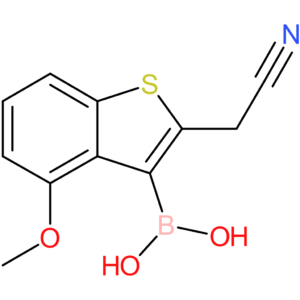 3-borono-4-methoxybenzothiophene-2-acetonitrile