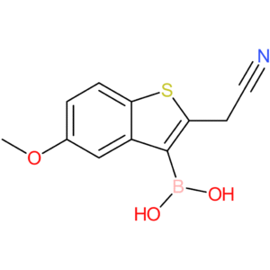 3-borono-5-methoxybenzothiophene-2-acetonitrile