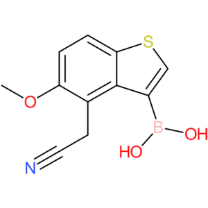 3-borono-5-methoxybenzothiophene-4-acetonitrile