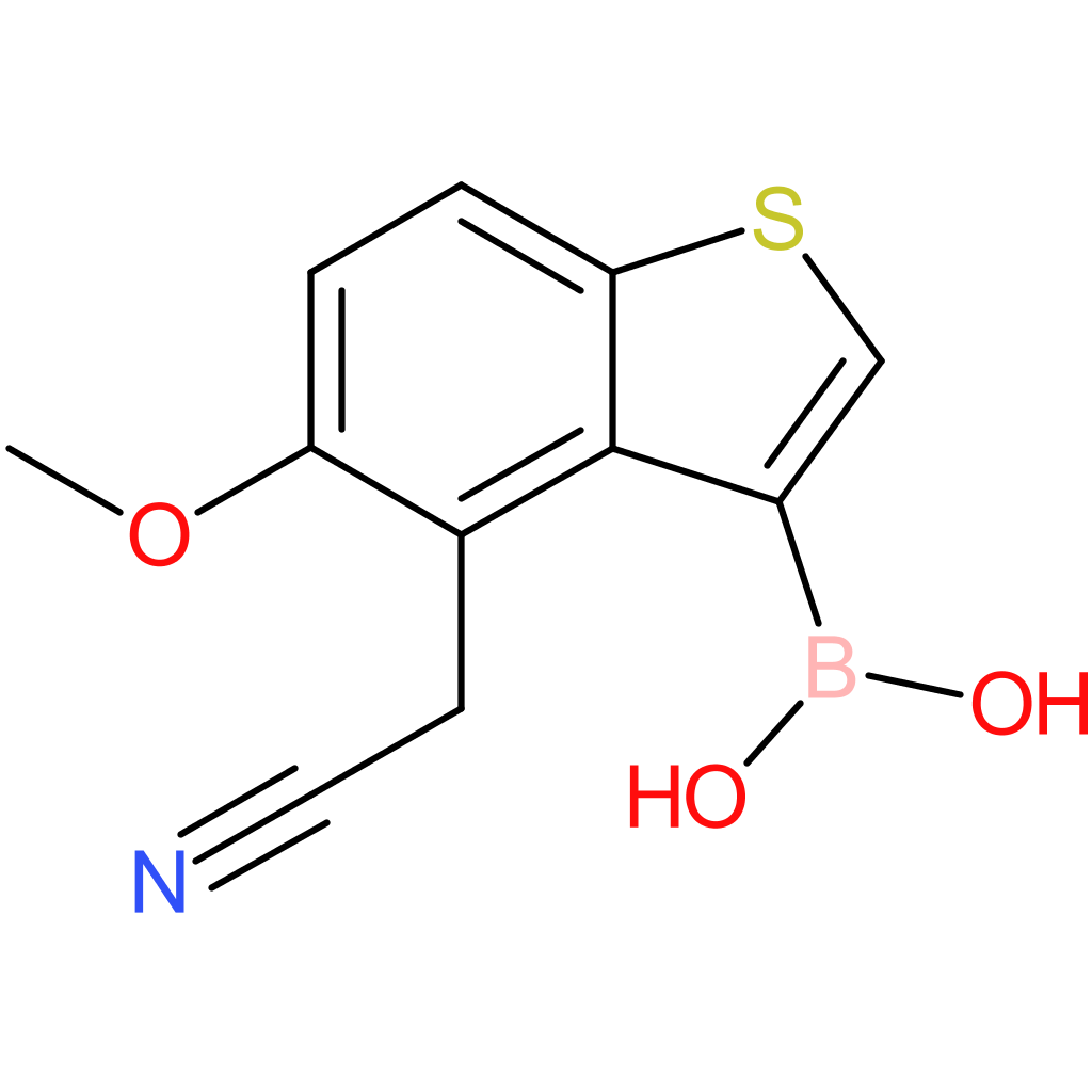 3-borono-5-methoxybenzothiophene-4-acetonitrile