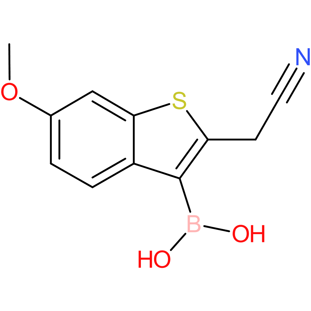 3-borono-6-methoxybenzothiophene-2-acetonitrile