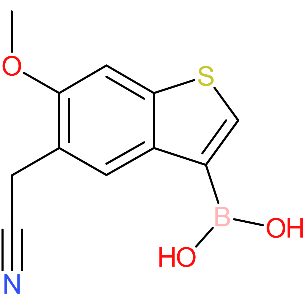 3-borono-6-methoxybenzothiophene-5-acetonitrile