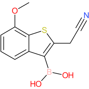 3-borono-7-methoxybenzothiophene-2-acetonitrile