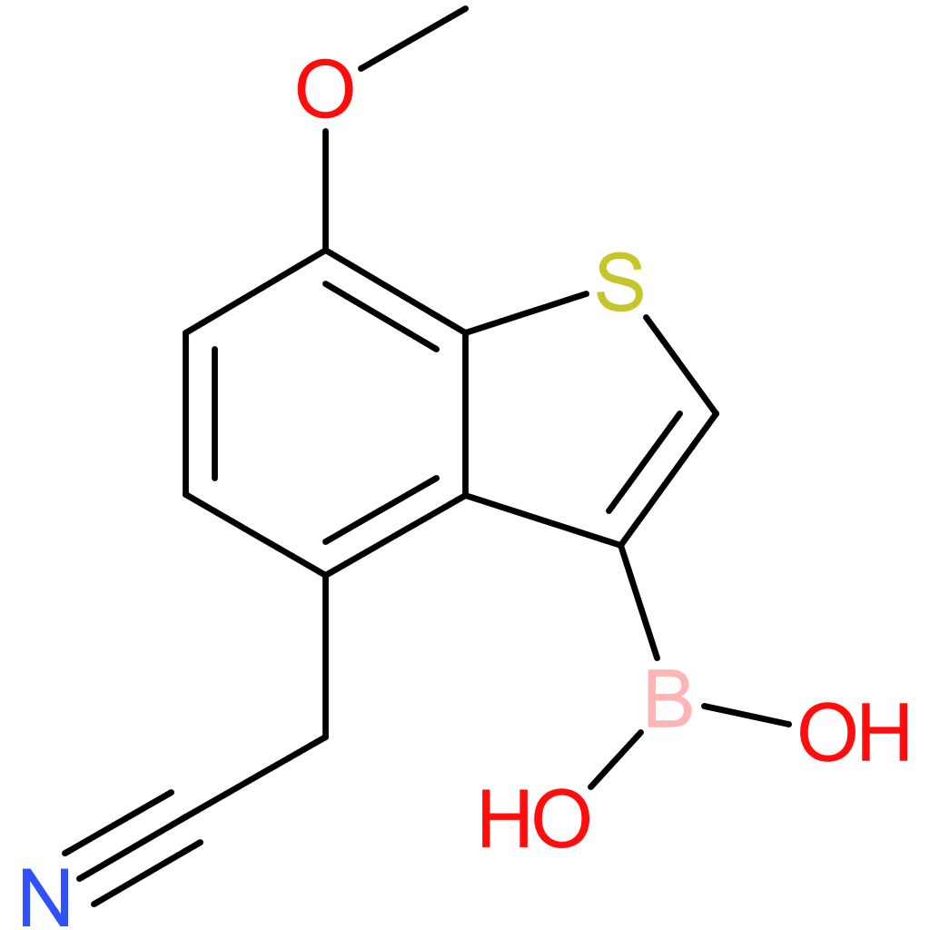 3-borono-7-methoxybenzothiophene-4-acetonitrile