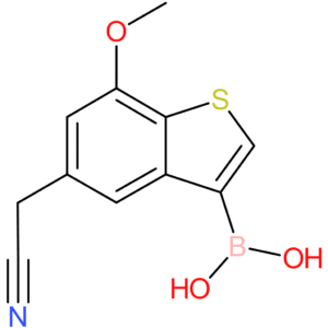 3-borono-7-methoxybenzothiophene-5-acetonitrile