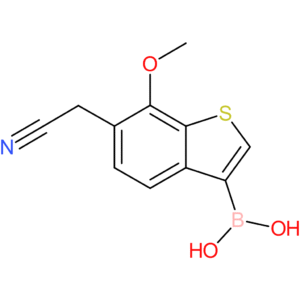 3-borono-7-methoxybenzothiophene-6-acetonitrile