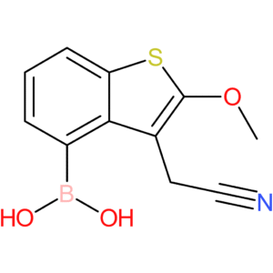 4-borono-2-methoxybenzothiophene-3-acetonitrile