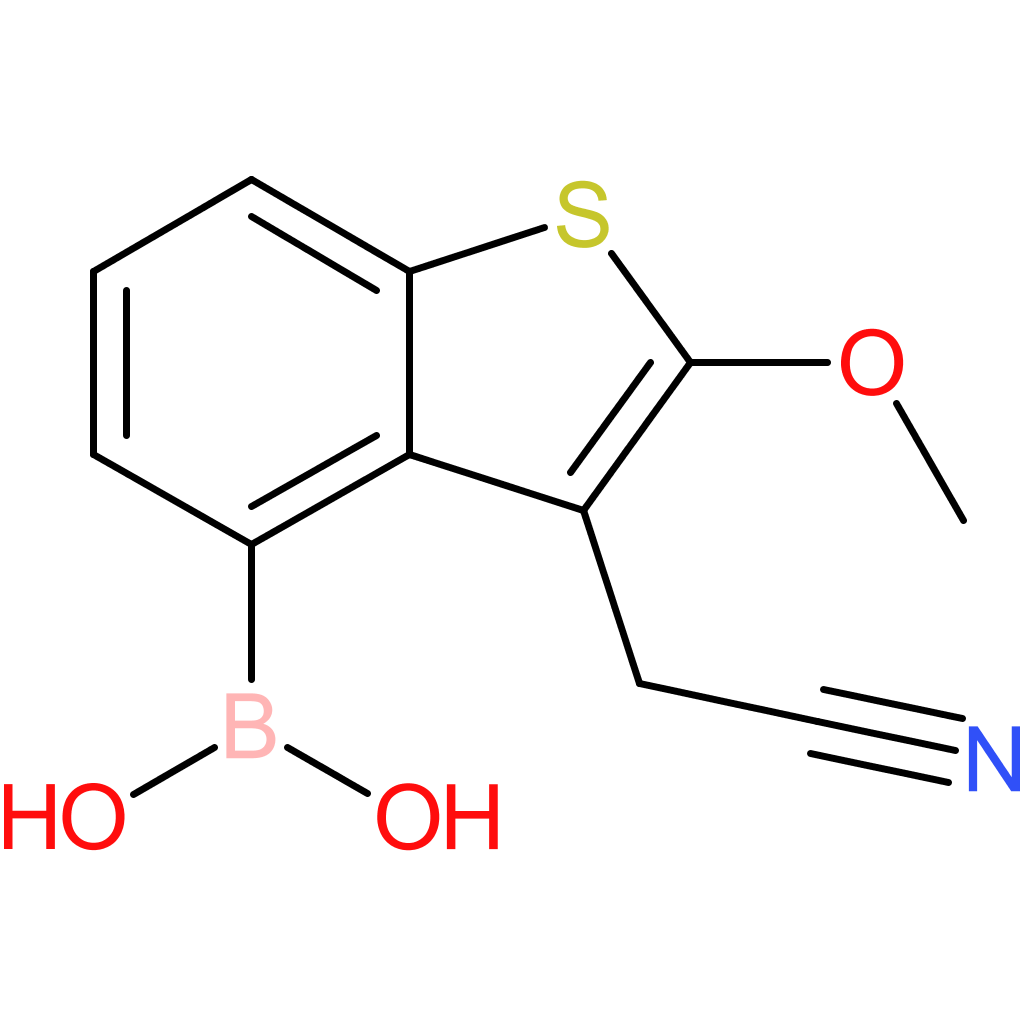 4-borono-2-methoxybenzothiophene-3-acetonitrile