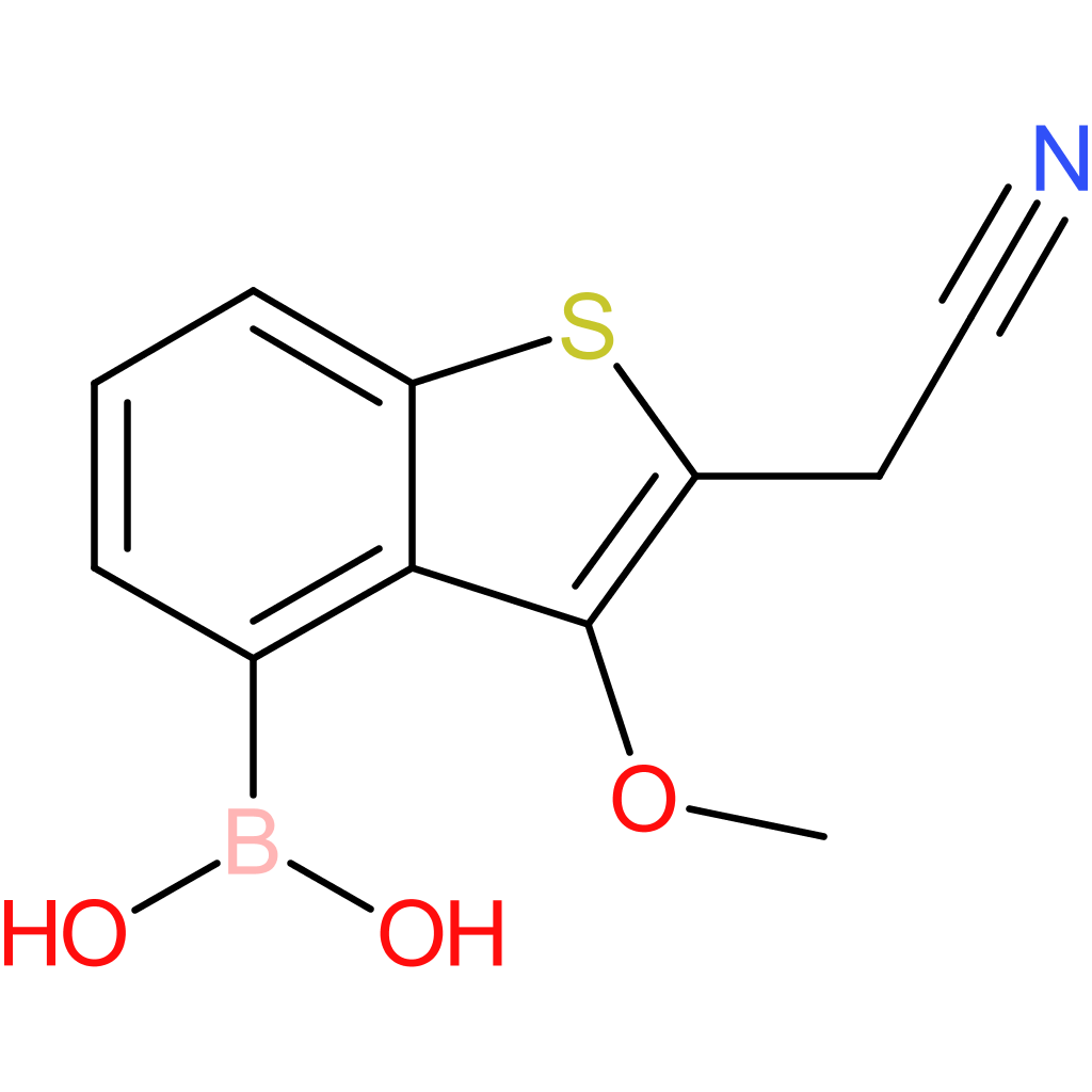 4-borono-3-methoxybenzothiophene-2-acetonitrile