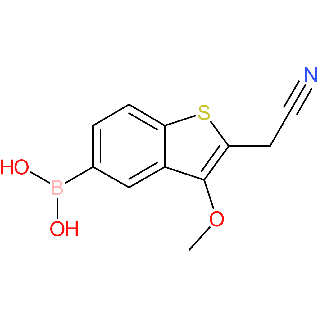 5-borono-3-methoxybenzothiophene-2-acetonitrile