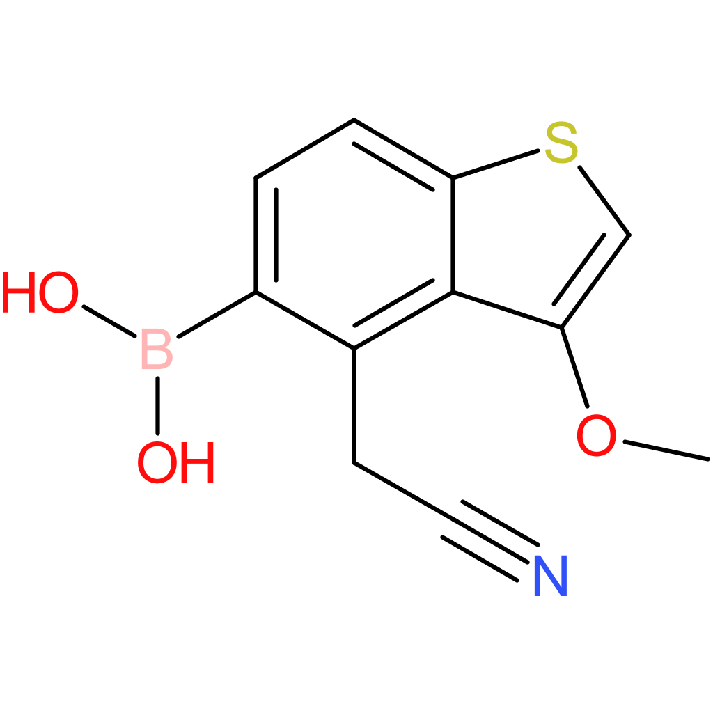 5-borono-3-methoxybenzothiophene-4-acetonitrile
