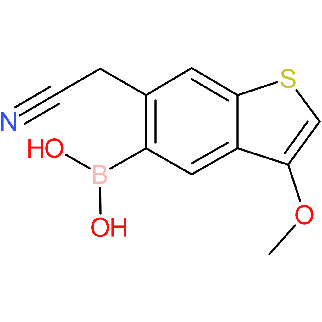 5-borono-3-methoxybenzothiophene-6-acetonitrile