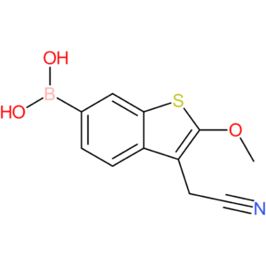 6-borono-2-methoxybenzothiophene-3-acetonitrile