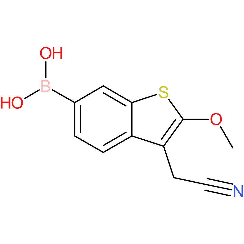 6-borono-2-methoxybenzothiophene-3-acetonitrile