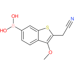 6-borono-3-methoxybenzothiophene-2-acetonitrile