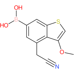 6-borono-3-methoxybenzothiophene-4-acetonitrile