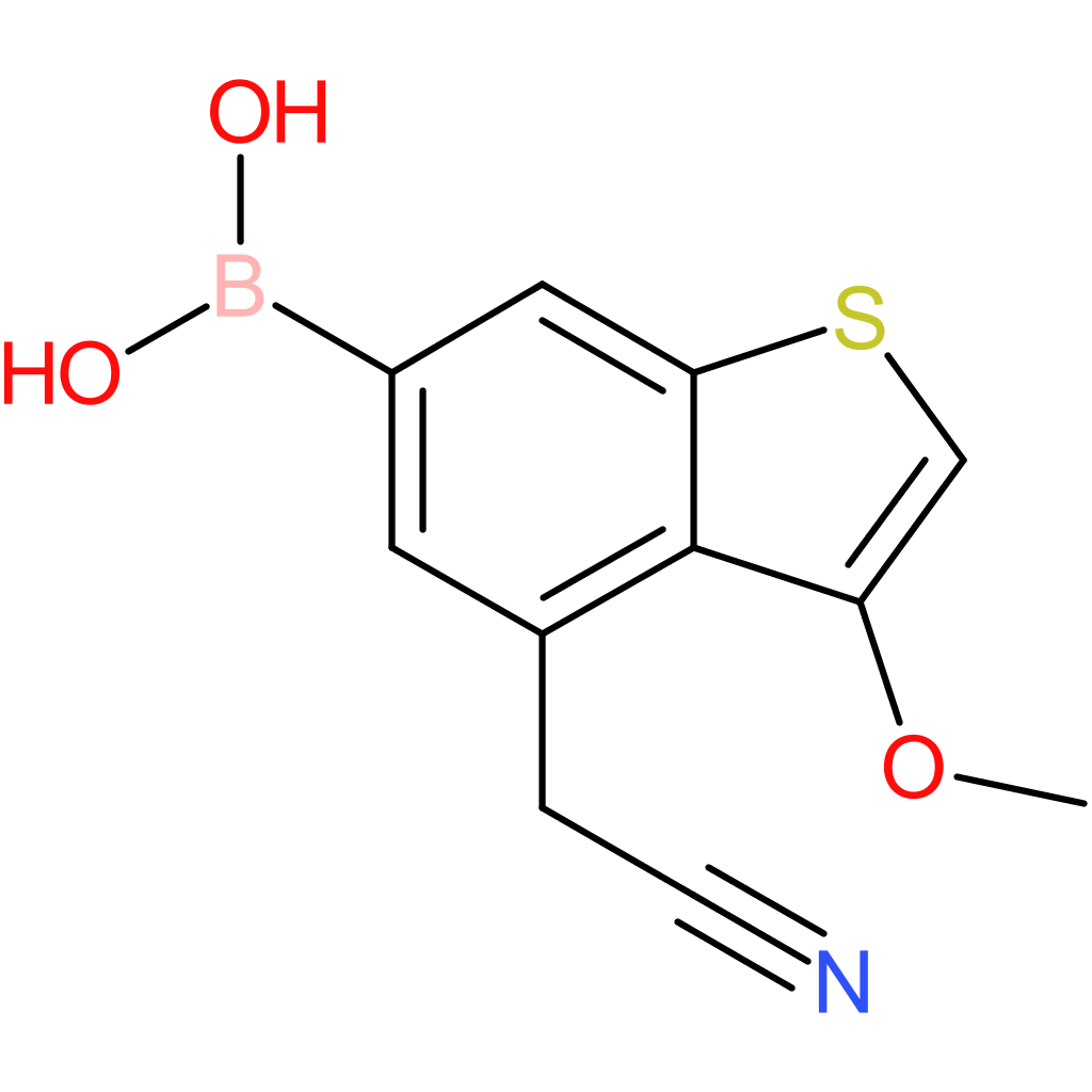 6-borono-3-methoxybenzothiophene-4-acetonitrile