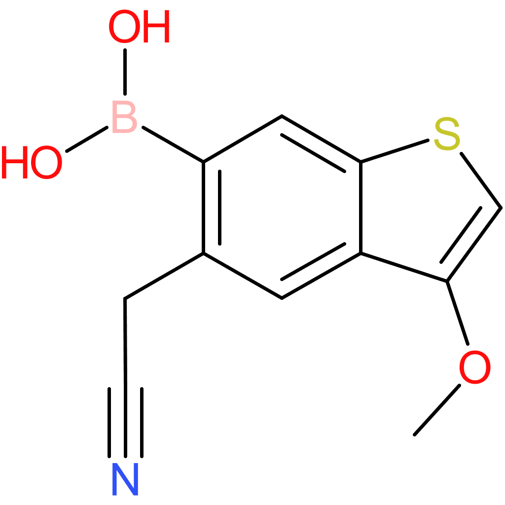 6-borono-3-methoxybenzothiophene-5-acetonitrile