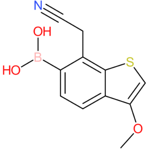 6-borono-3-methoxybenzothiophene-7-acetonitrile