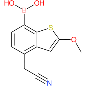 7-borono-2-methoxybenzothiophene-4-acetonitrile