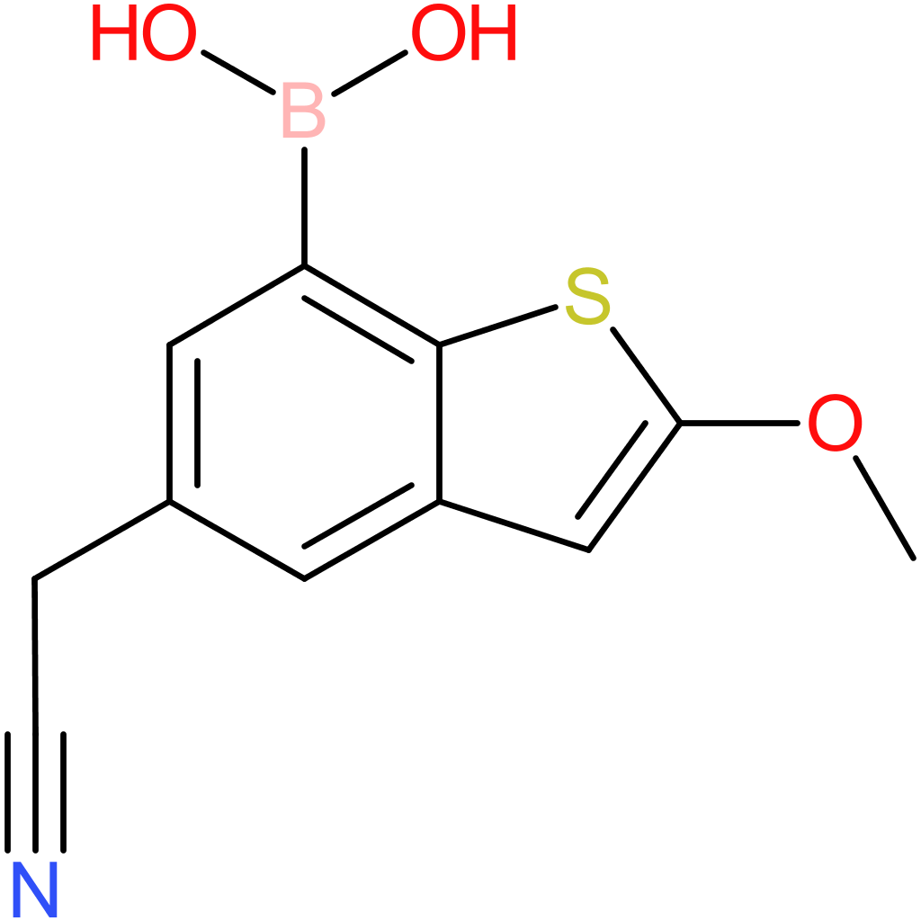 7-borono-2-methoxybenzothiophene-5-acetonitrile