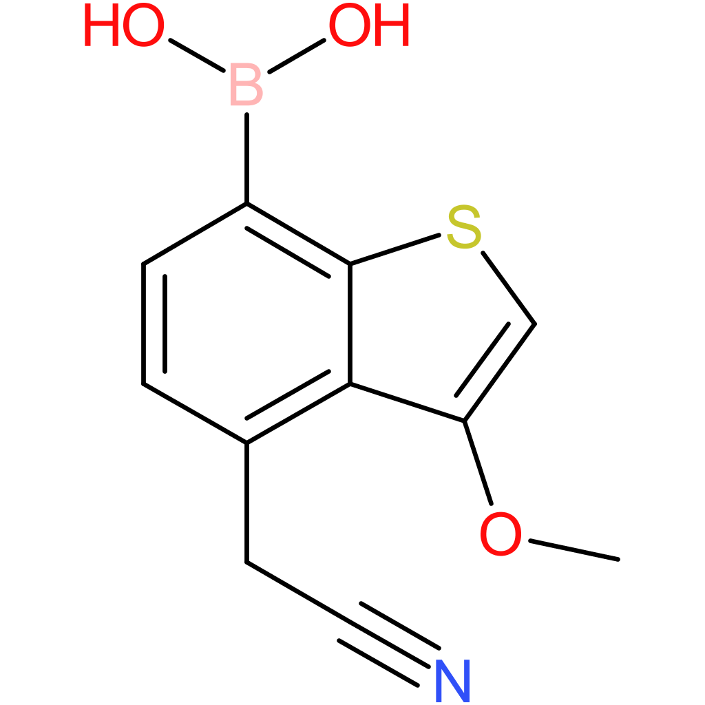7-borono-3-methoxybenzothiophene-4-acetonitrile