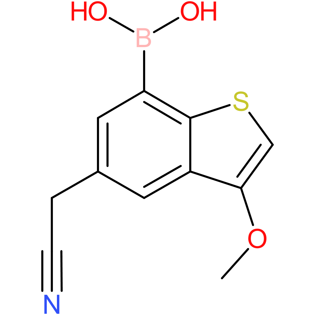 7-borono-3-methoxybenzothiophene-5-acetonitrile