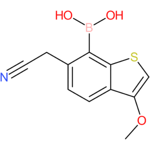 7-borono-3-methoxybenzothiophene-6-acetonitrile