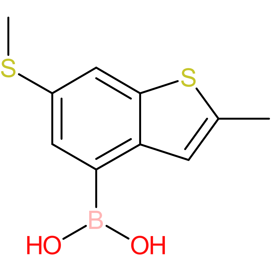 2-methyl-6-(methylthio)benzothiophene-4-boronic acid