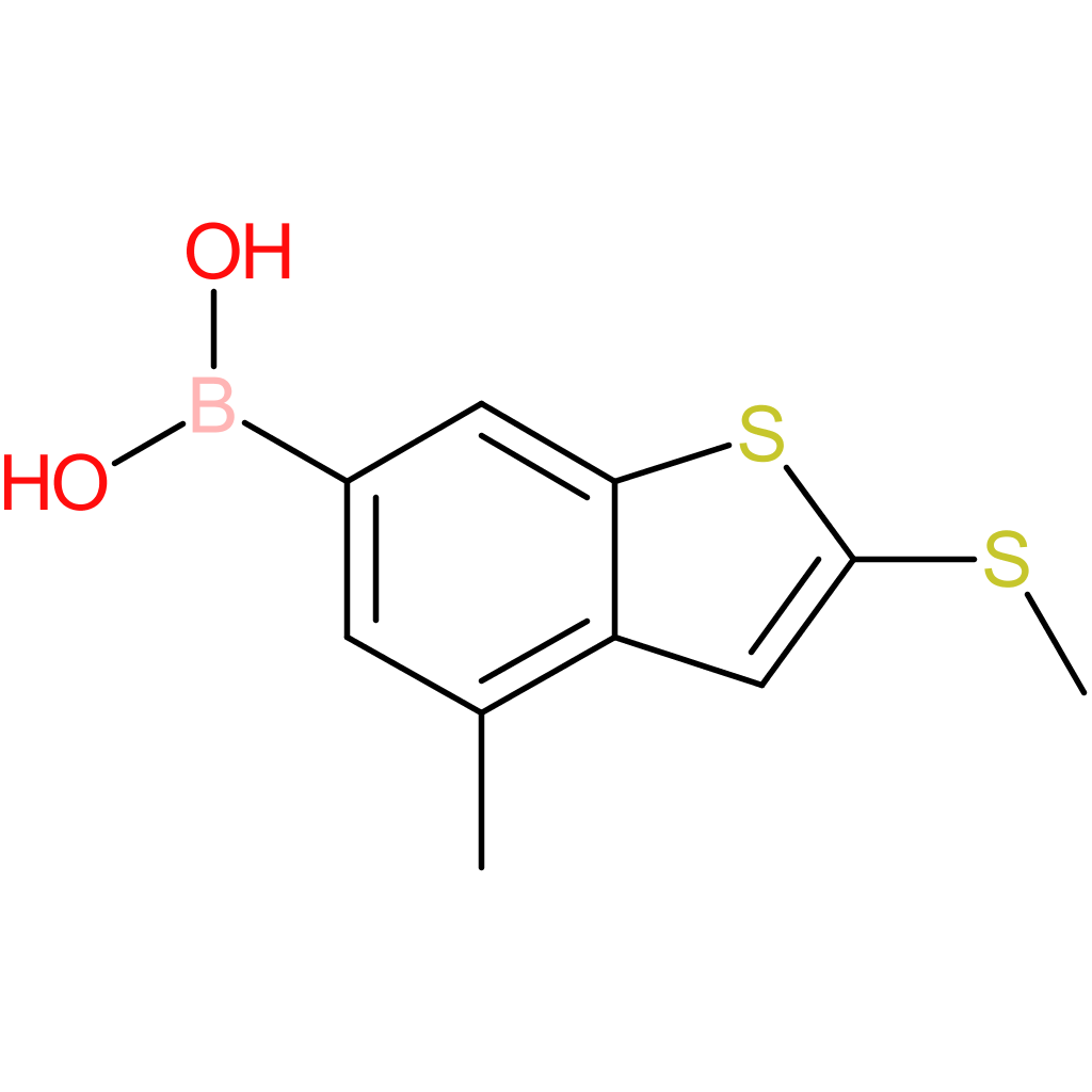 4-methyl-2-(methylthio)benzothiophene-6-boronic acid