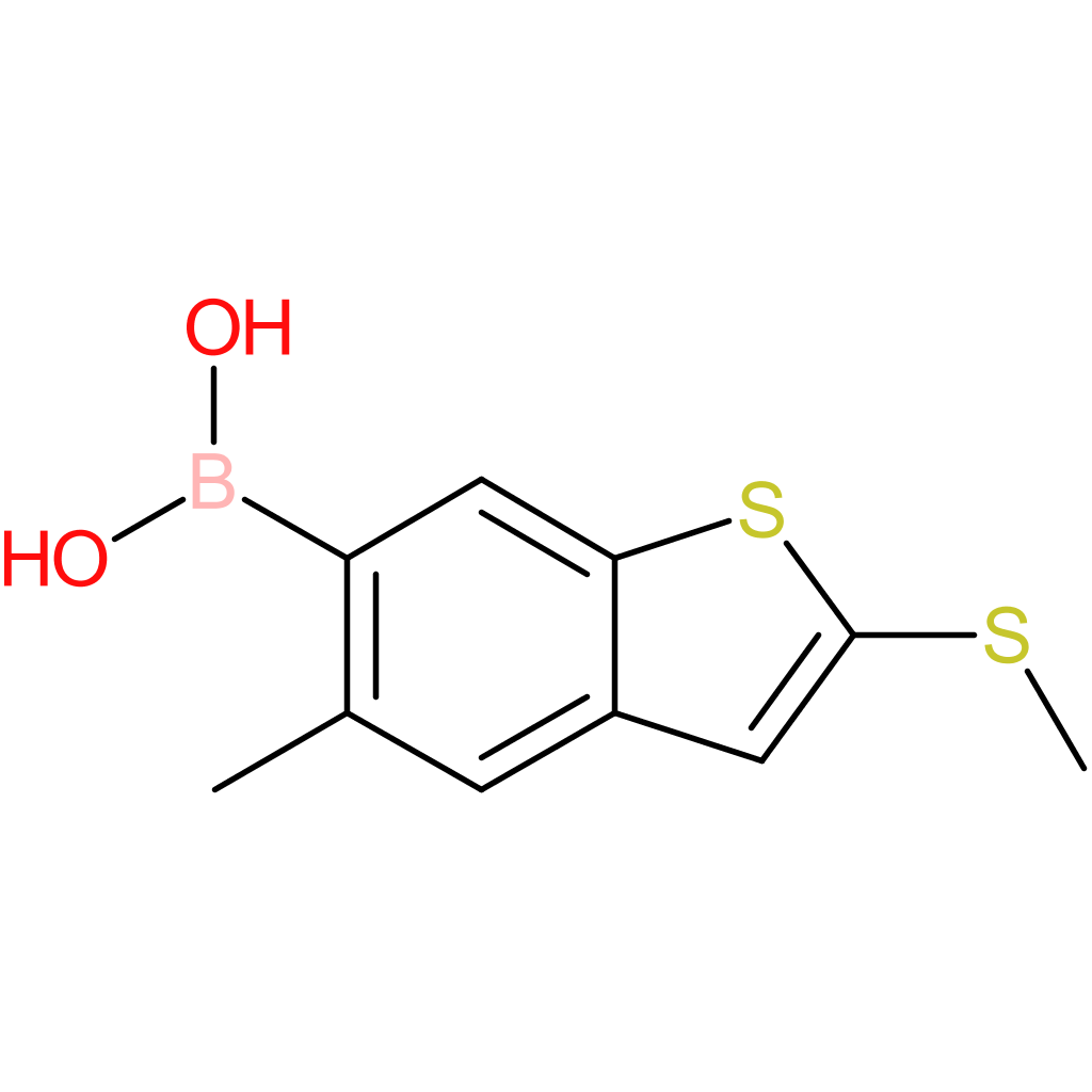 5-methyl-2-(methylthio)benzothiophene-6-boronic acid