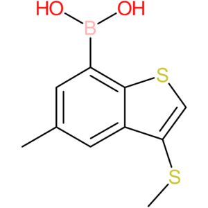 5-methyl-3-(methylthio)benzothiophene-7-boronic acid