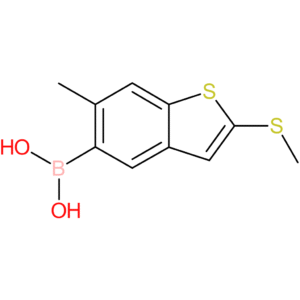 6-methyl-2-(methylthio)benzothiophene-5-boronic acid