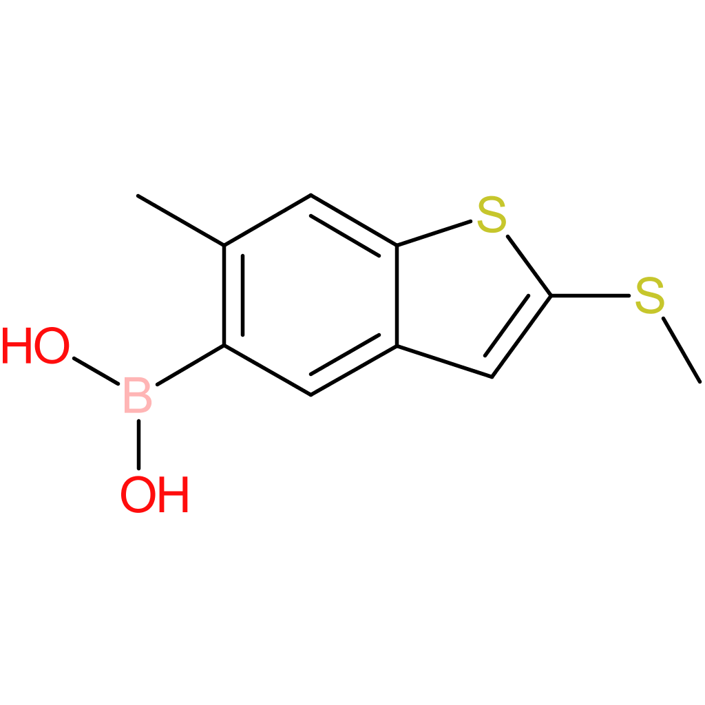 6-methyl-2-(methylthio)benzothiophene-5-boronic acid