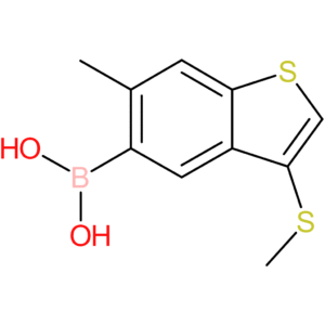 6-methyl-3-(methylthio)benzothiophene-5-boronic acid