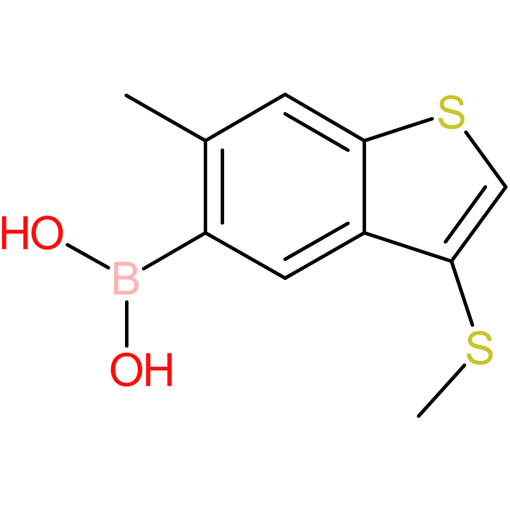 6-methyl-3-(methylthio)benzothiophene-5-boronic acid