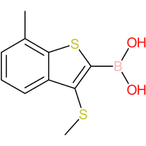 7-methyl-3-(methylthio)benzothiophene-2-boronic acid